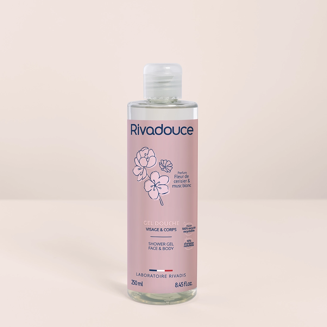 Gel douche Fleur de cerisier & Musc blanc 250ml image number 1